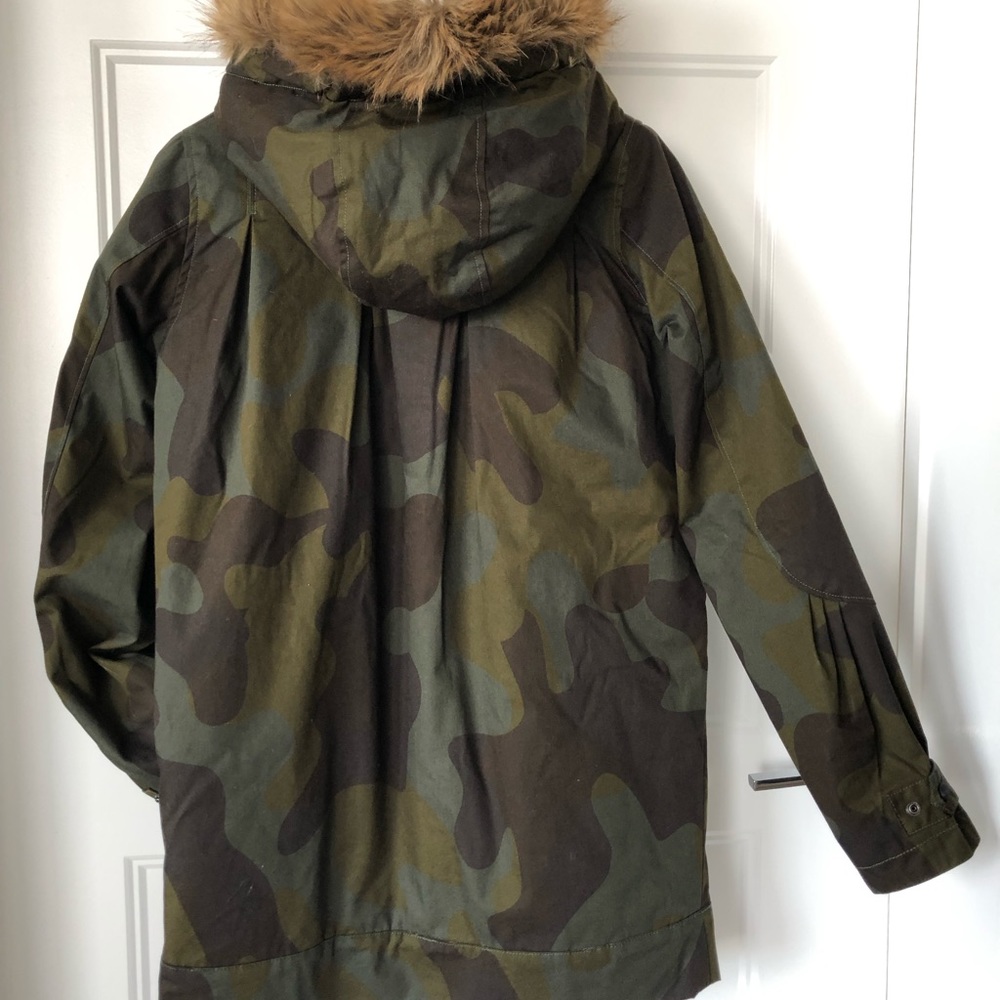 Burton Snowboards cotton camo jacket
